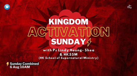 Kingdom Activation Sunday .